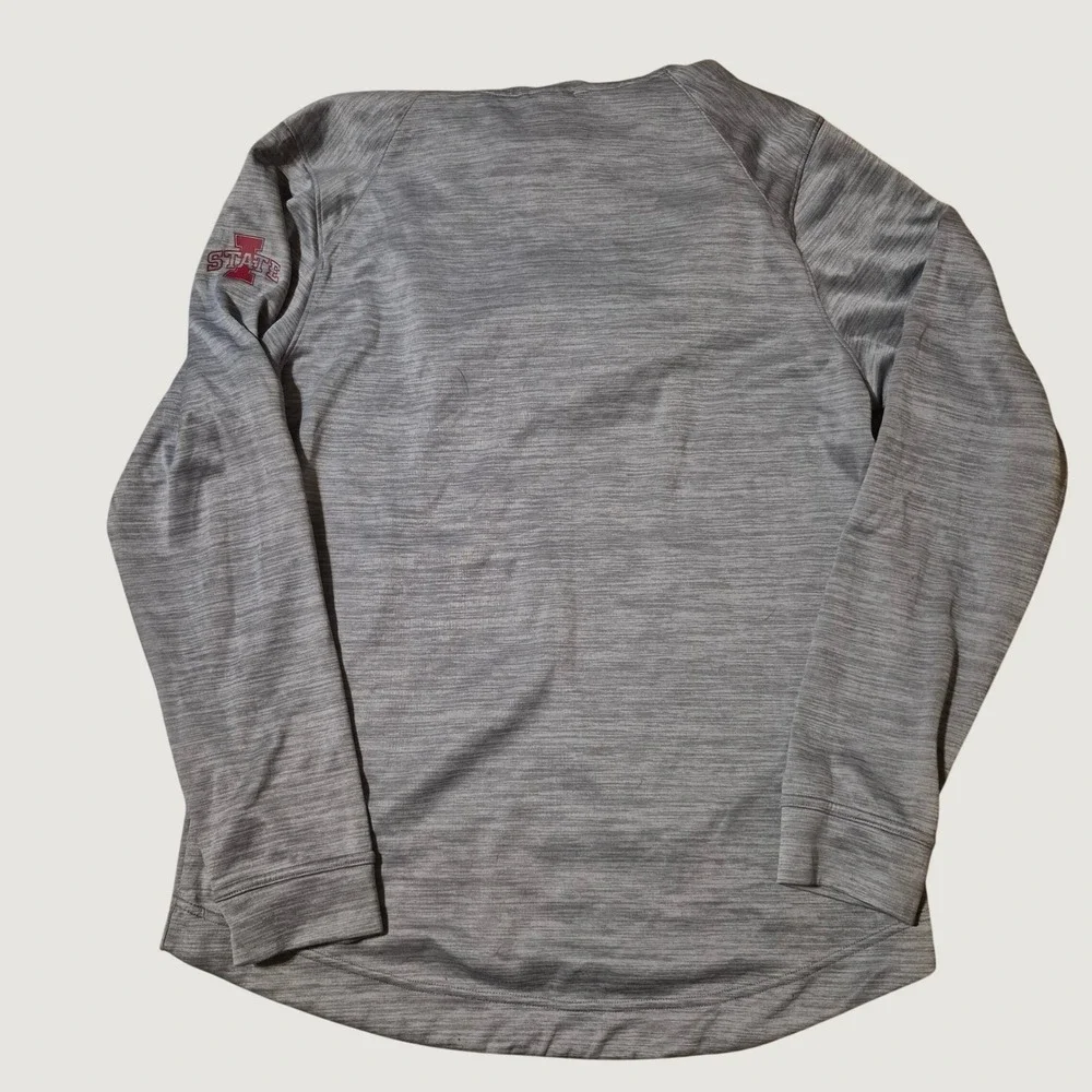 Nike Iowa State Cyclones Basketball Hoodie Mens M Dri-FIT Gray NCAA Pullover